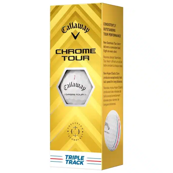 BALLE DE GOLF CHROME TOUR TRIPLE TRACK CALLAWAY 2024 – Image 4