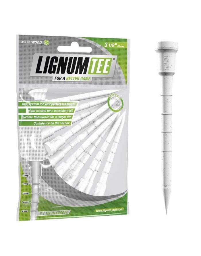 LIGNUM TEE Tee biodégradable 82mm – Image 1