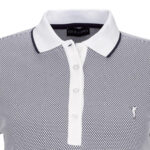 POLO BLEU MARINE THE MERCEDES 3/4 SLEEVE POLO (BUBBLE) – Image 2