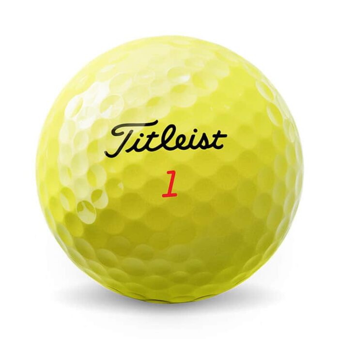 Balle TITLEIST TRUFEEL JAUNE – Image 2