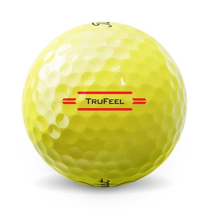 Balle TITLEIST TRUFEEL JAUNE – Image 3