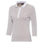 POLO BEIGE THE MERCEDES 3/4 SLEEVE POLO (BUBBLE)