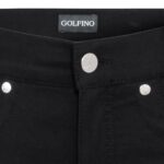 GOLFINO PANTALON NOIR THE SOFIA 7/8 – Image 4